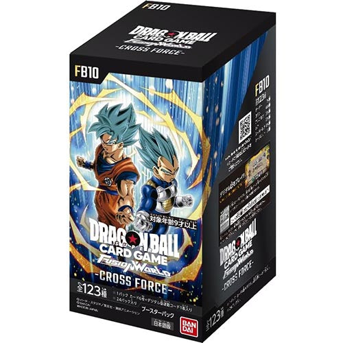 Dragon Ball Super CG Fusion World Booster CROSS FORCE FB10 Box