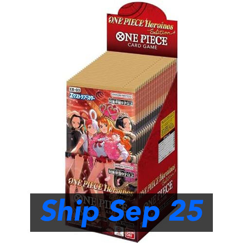 ONE PIECE CG Extra Booster ONE PIECE Heroines Edition EB-03 BOX Main image